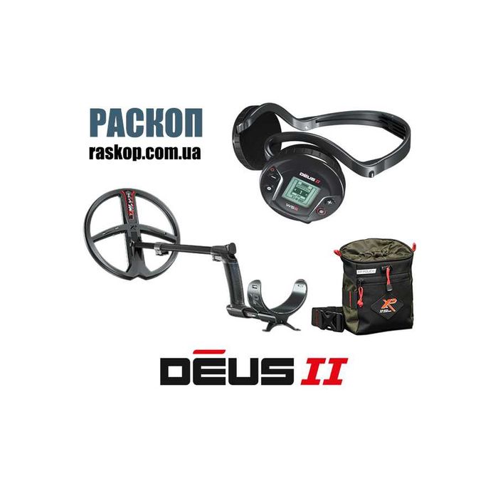 Металошукачі XP DEUS II / Всі види комплектацій від 43160 грн / РАСКОП