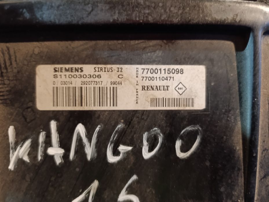 Sterownik silnika komputer renault Kangoo benzyna