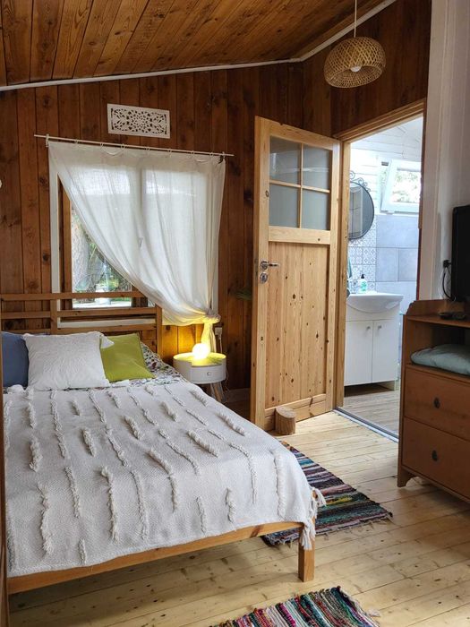Domek letniskowy dla 2 osób nad Wkrą, 40 km od Warszawy