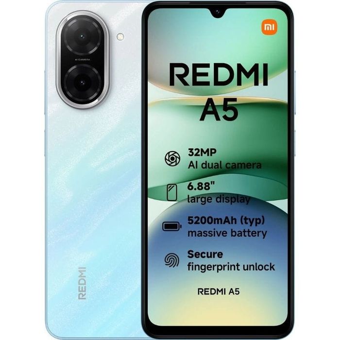 Xiaomi Redmi A5 3GB/64GB 5unid. Oferta Pelicula e Capa