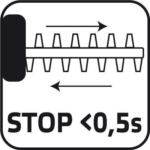 Nożyce Do Żywopłotu 600W, Szerokość Cięcia 450 Mm