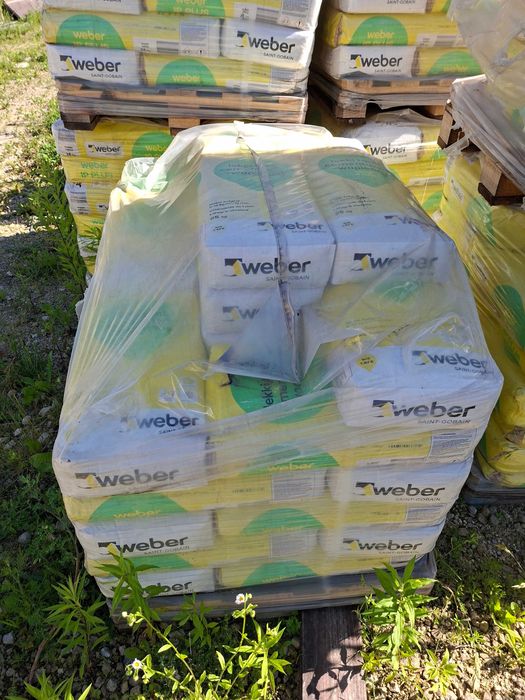 Tynk wapienny WEBER IP PLUS – 11 palet – OKAZYJNA CENA!