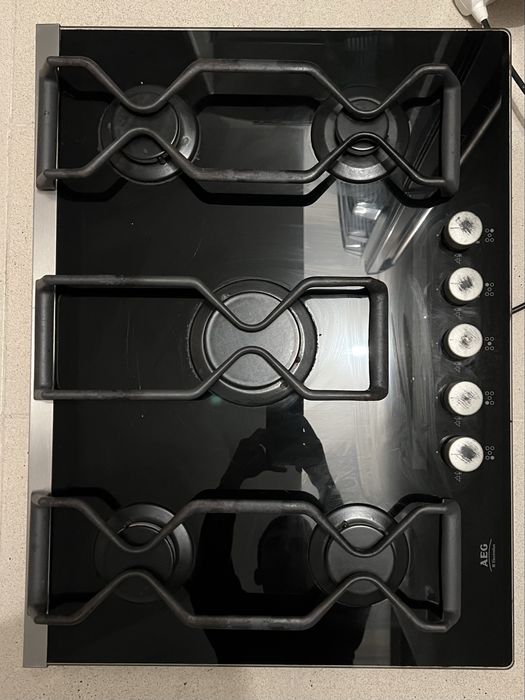 Placa de fogão a gás AEG Electrolux