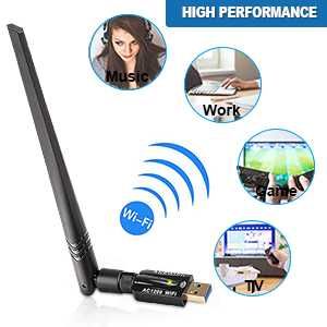 1200Mbps Dual-Band 2.4/5GHz 5dBi Antenna USB 3.0 WiFi USB Adapter64284489717506121