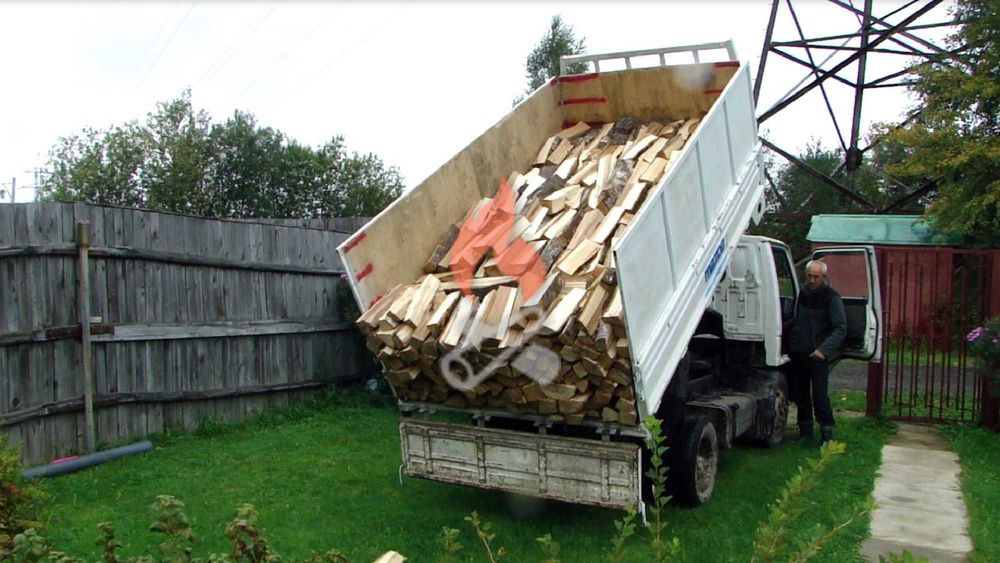 Дрова акация, дуб, колотые, метровые, бесплатная доставка по городу