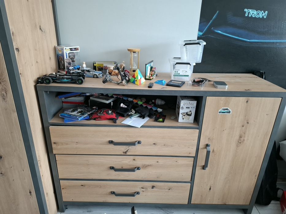 Komplet mebli weston komoda szafa regał