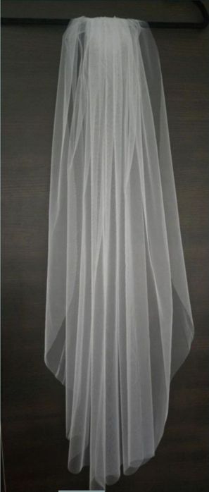 Welon Ślubny Biały 95 cm