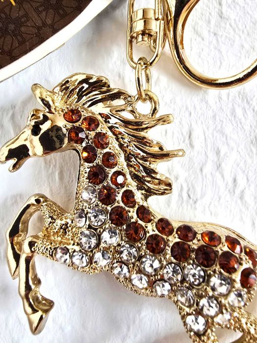 Blelok Koń z cyrkoniami z Dubaju 7,5 cm.