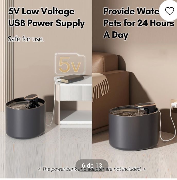 Fonte de água automático para pets