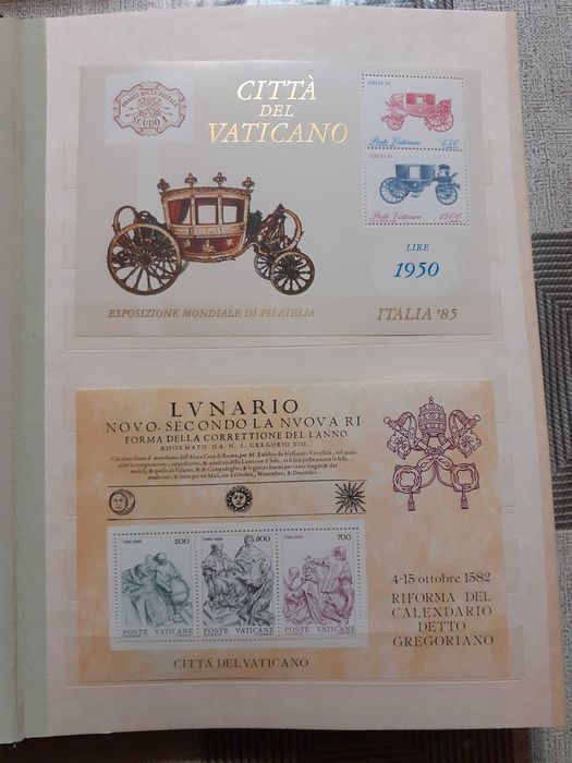 Znaczki pocztowe czyste Watykanu