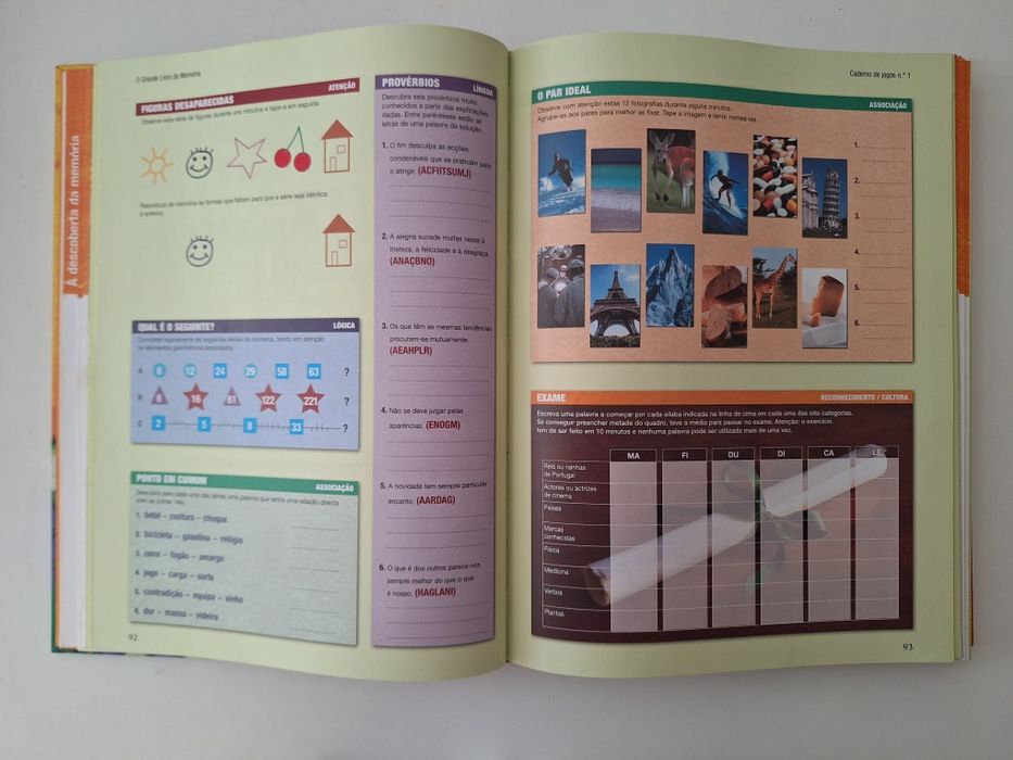 Livro : 101 maneiras de melhorar a sua memória