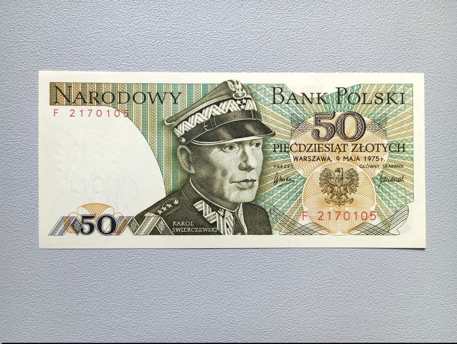50 zł 1975  - F - st. UNC-