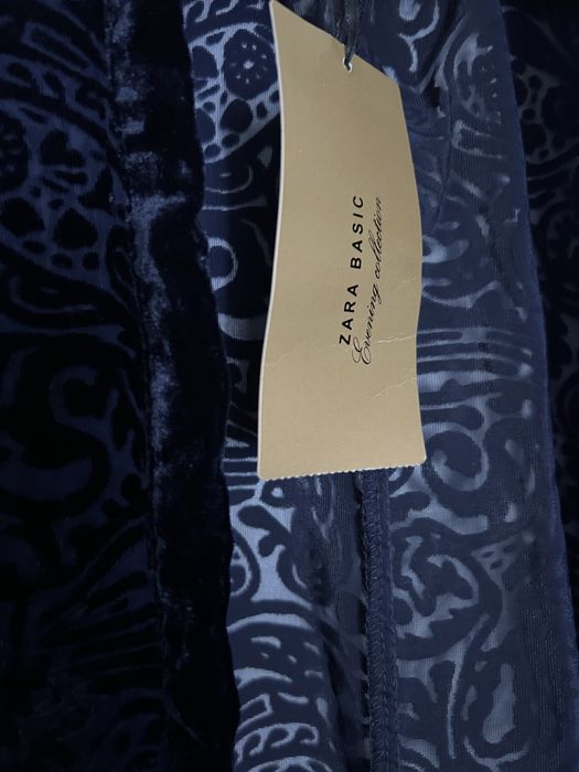 Narzutka granatowa Boho ZARA M nowa