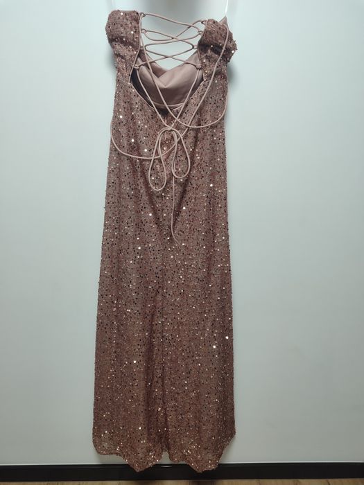 Długa sukienka cekiny