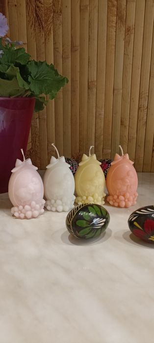 Свічки Великодні, Пасхальні. Свічки писанки