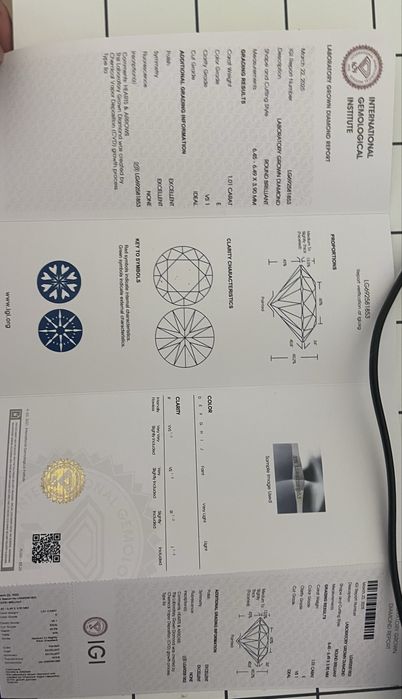 Złoty pierscionek 14k z diamentem brylantem 1.0ct