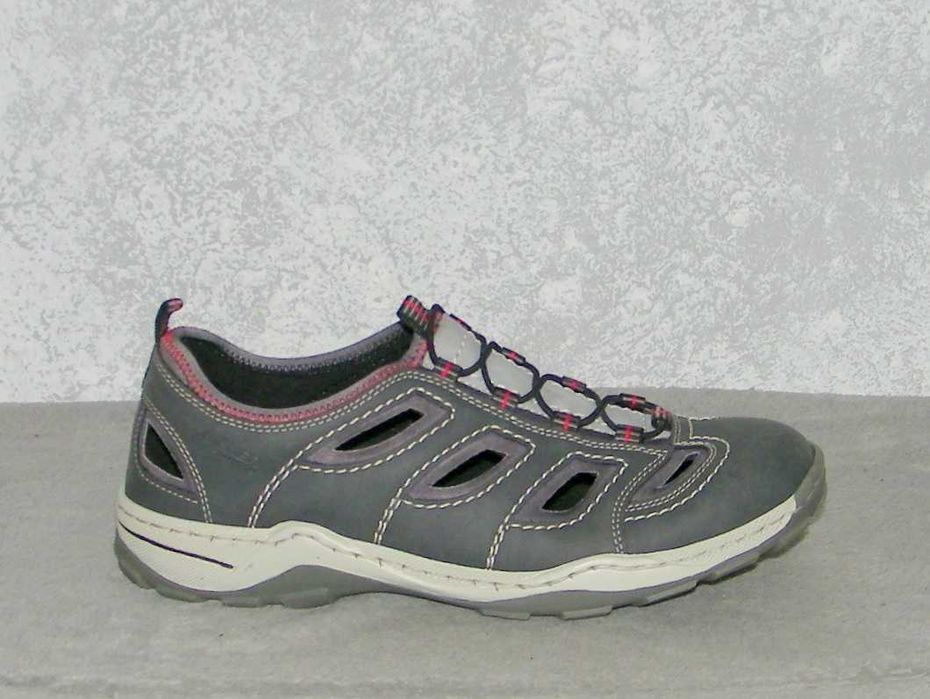 RIEKER Antisress - BUTY WSUWANE LATO - rozm. 43 - JAK NOWE !!!