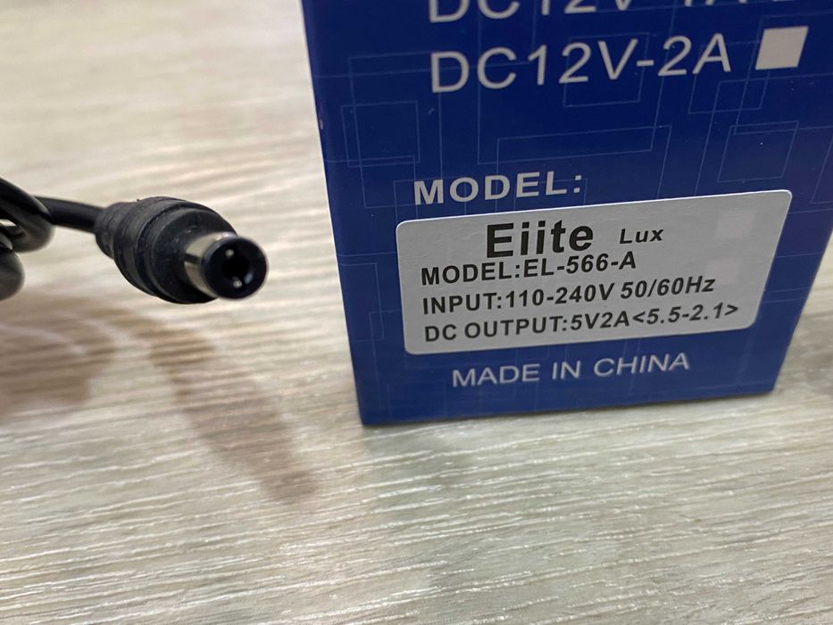 Адаптер, зарядне, блок живлення 5V 2A роз'єм 5.5*2.5мм