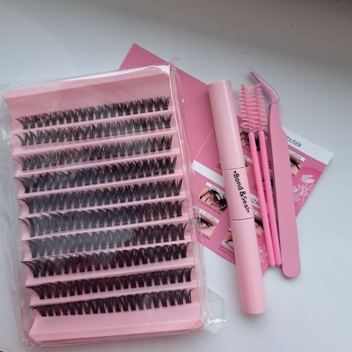 Накладні вії пучки 4d. Накладные ресницы