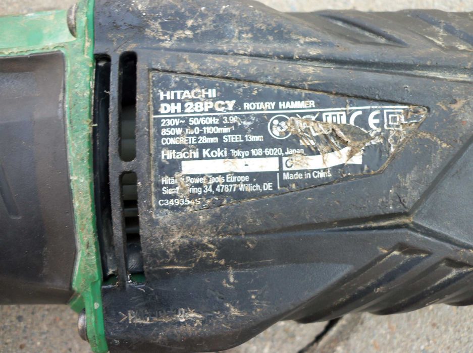 Młotowiertarka Hitachi DH28PCY USZKODZONA