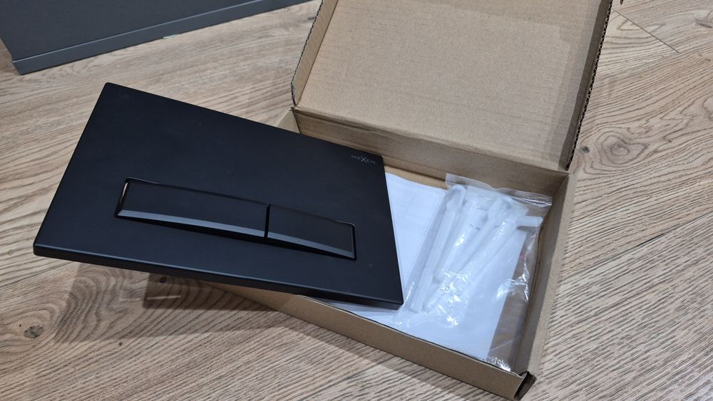 Przycisk do stelaża WC czarny matowy MEXEN FENIX 09 nowy