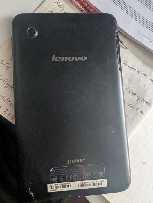 Планшет Lenovo a3000 4.4.2 андроид