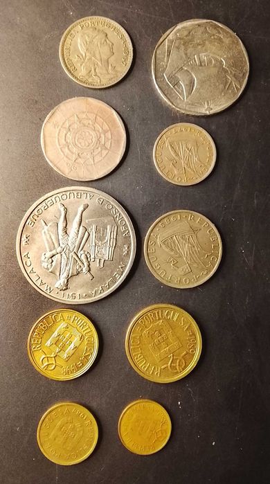 Portugal Escudo, 10 Moedas