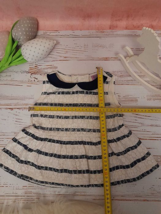 KOMPLET bluzka z kołnierzykiem i legginsy getry rozm 92