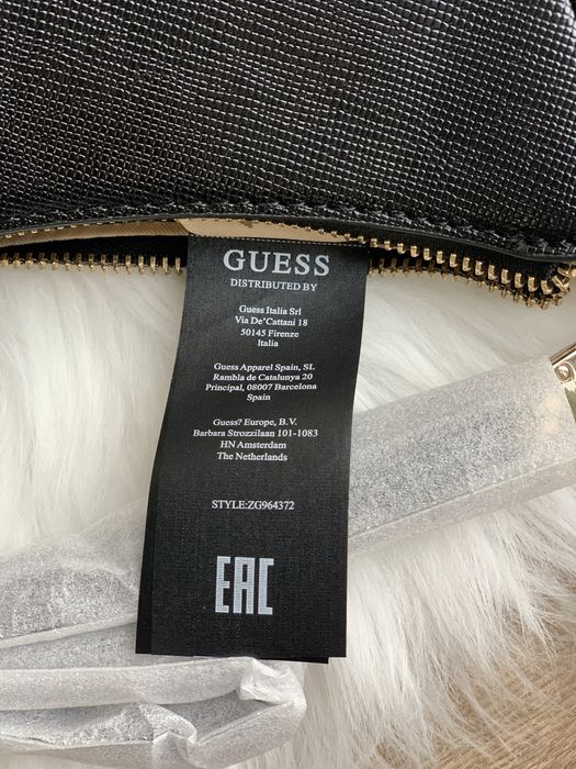 Жіноча сумка guess fedana чорна