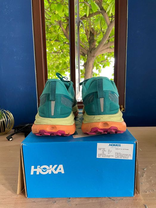 Hoka Mafate 4 verde turquesa