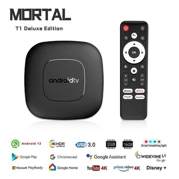 Android tv box Mortal T1 2/16 voice