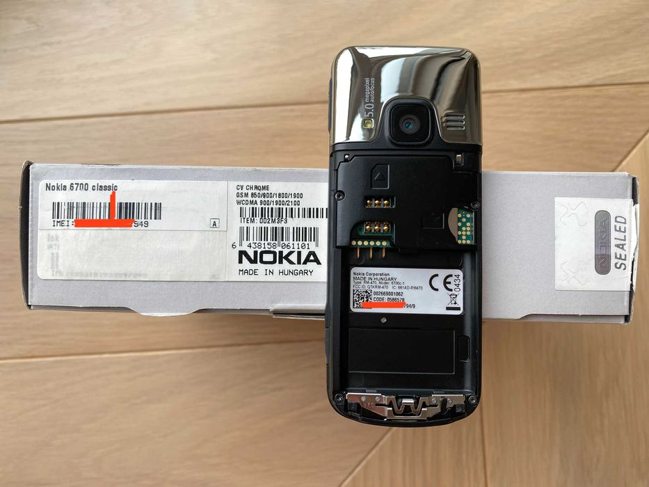Nokia 6700 Classic Chrome - НОВИЙ ! - 100% Оригінал ! vintage phone