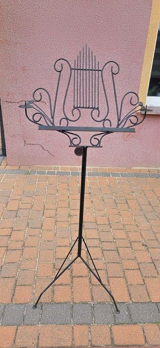 Pulpit na nuty stylowy metalowy