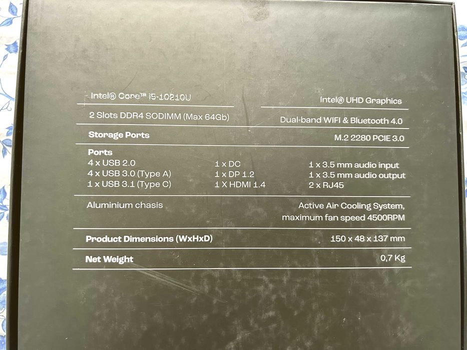 Mini pc i5-10210U 16GB Ram
