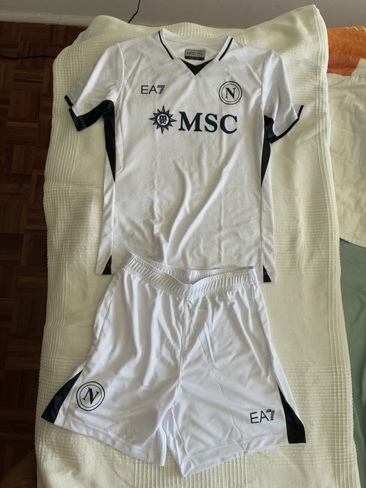 Equipamento Napoli oficial (junior) 24/25