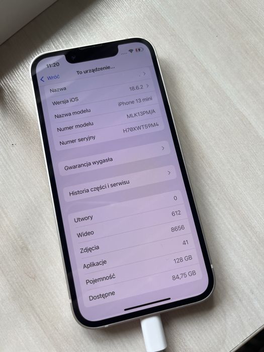 Apple Iphone 13 mini 128GB Biały