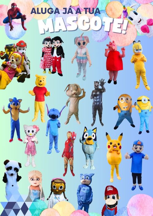 Mascotes variadas