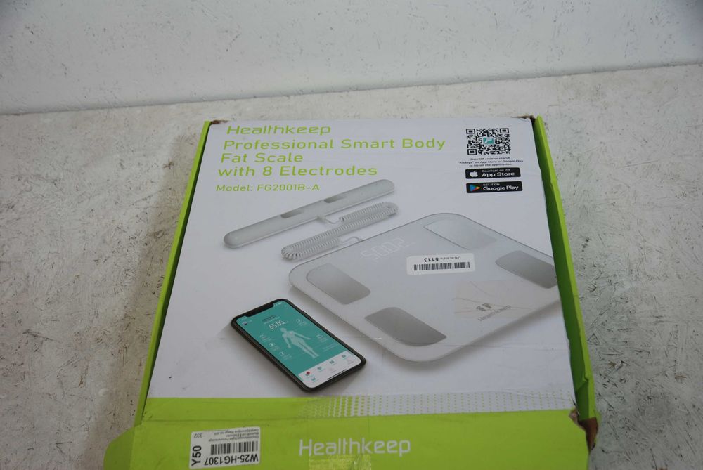 Waga osobowa z elektrodami do pomiaru masy ciała i tkanki tłuszczowej