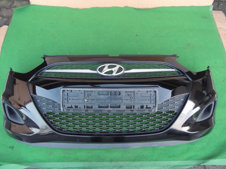 Zderzak przód przedni Hyundai I10 I 1 LIFT 10,11,12,13 CZARNY BG