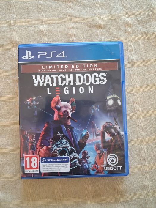 Jogo de ps4 retrocompativel com ps5 watch dogs legion limited edition