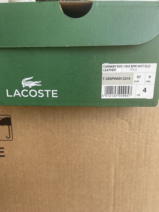 Sapatilhas Lacoste T.37