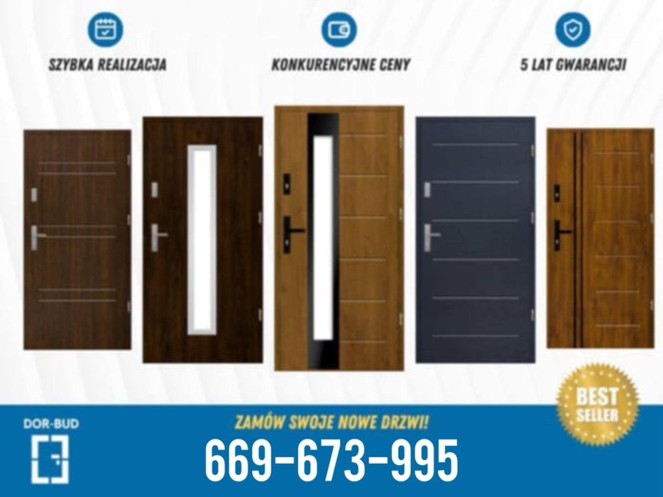 Drzwi zewnętrzne z montażem od 1400zl !!