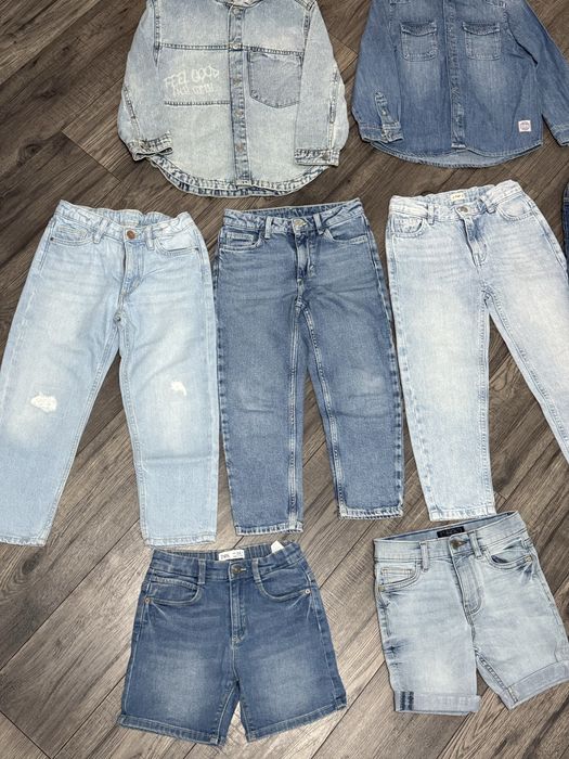 Джинси , джинсовий піджак H&M, Zara, F&F зріст  104, 110, 116