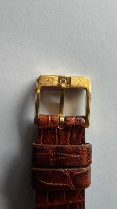 OMEGA Bumper Automatic plaqué Ouro 18K 80 microns– Mostrador "Honeycomb"  Raro