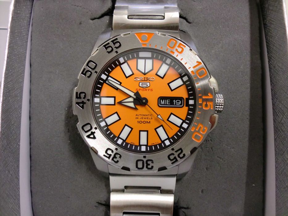 Seiko Orange Baby Monster - Modelo Raro e que não se fabrica mais.