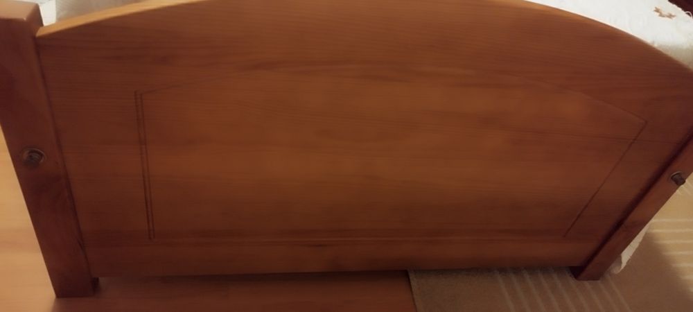 Cama de Solteiro com Colchão e Estrado