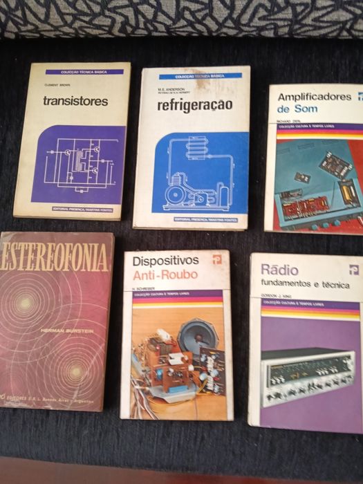 Livros técnicos sobre Electrónica pagamento em numerário zona Lisboa