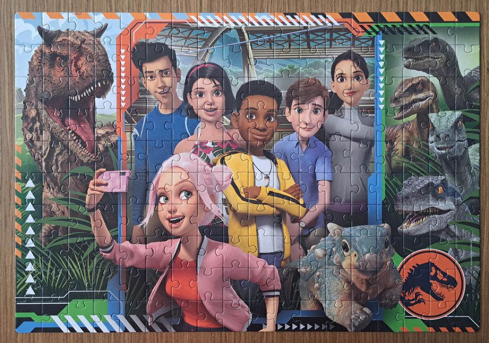 Puzzle Jurassic Park Obóz Kredowy Dinozaury
