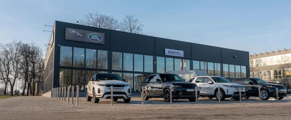 Land Rover & Jaguar - MARVEL Używane Autoryzowany Dealer ul. Obornicka 320 POZNAŃ marvelgrupa.pl top banner