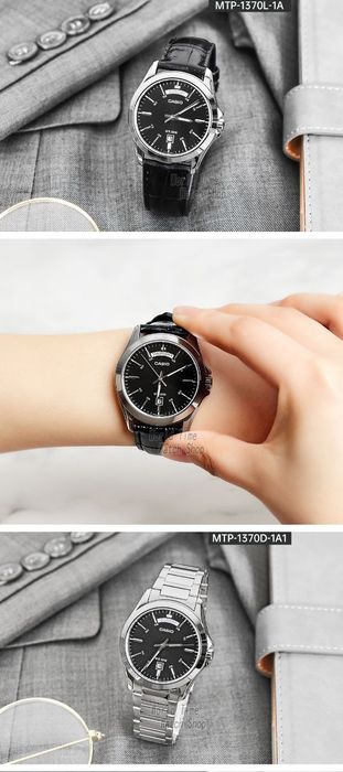 Чоловічий кварцовий годинник Casio MTP-1370 (Enticer) в оригінальній упаковці